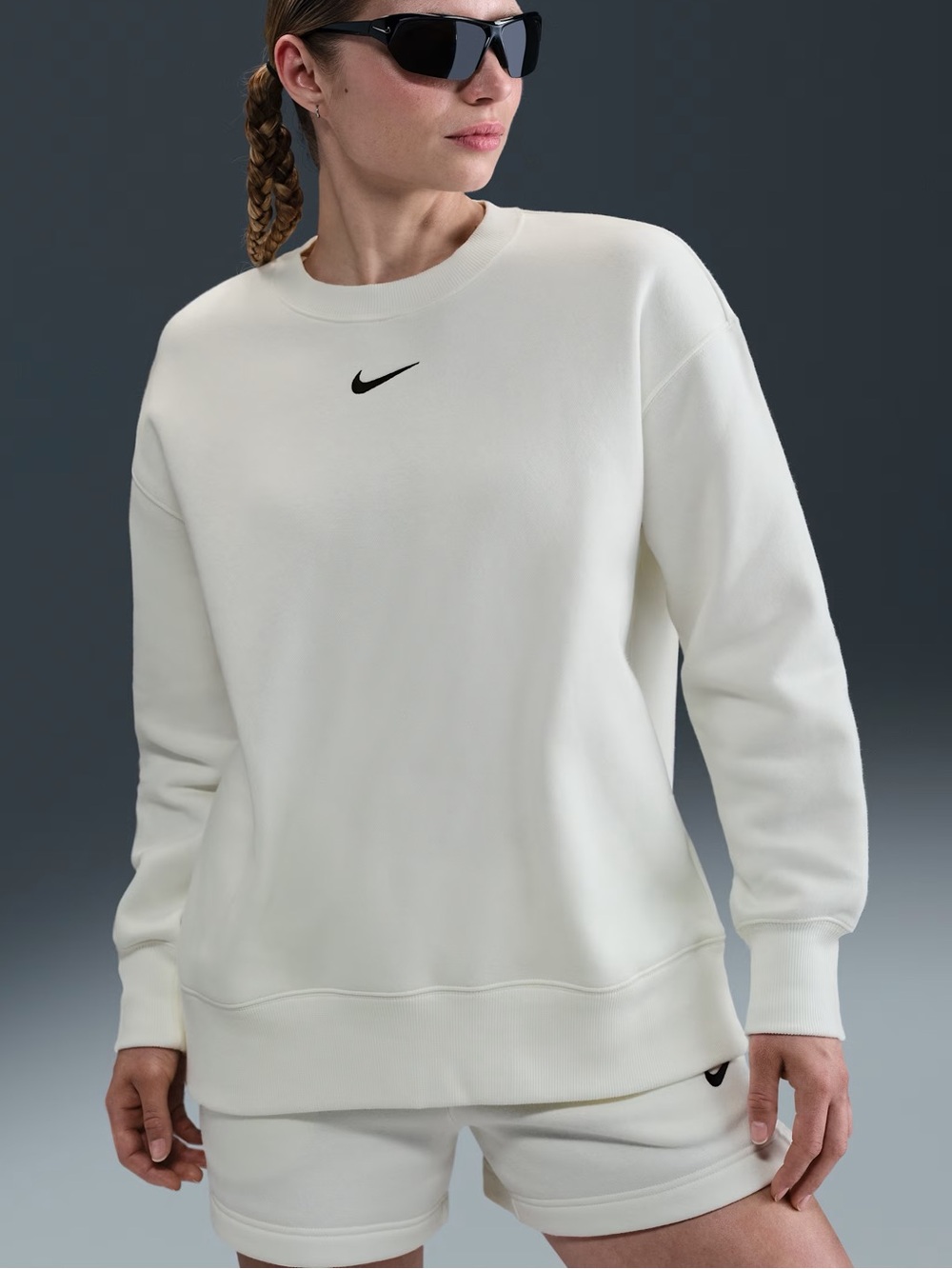 Nike Phoenix Fleece Oversized Crew Neck Sweatshirt